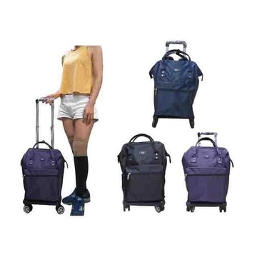 後背拉桿360度飛機輪拉桿三用大容量可手提拉桿雙肩後背拉桿可分離式後背包防水尼龍布