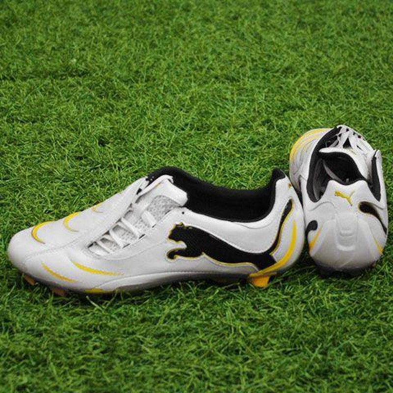 【送料無料】 パワーキャット 1.10 ホワイト×ブラック×チームイエロー 【PUMA シューズ