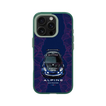 iPhone 16 Pro Clear 憂墨綠 - Alpine - Alpine Sim Racing A110 R