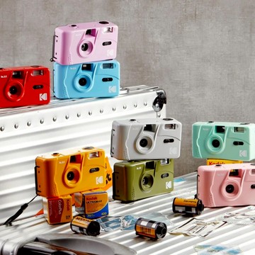 1+1給充滿文青魅力的你【Kodak 柯達】Kodak柯達底片相機 M35 底片相機精選底片組-多色可選