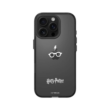 iPhone 16 Pro Clear (相機按鈕) 酷墨灰 - 哈利波特 Harry Potter - 閃電與眼鏡圖案