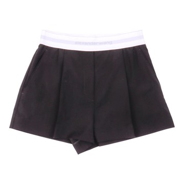 alexanderwang Logo裝飾彈力高腰短褲