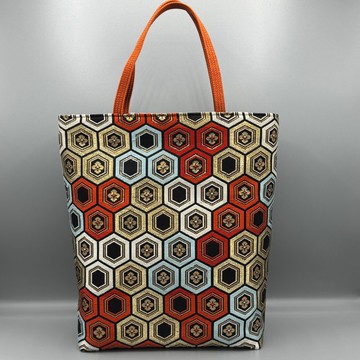 【瑕疵品】和服腰帶改造 手工托特包 腰繩