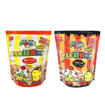 【蝦皮直營】OYATSU優雅食 星太郎超寬條餅-雞汁口味(250g)/辛辣口味(230g)特盛夾鏈包