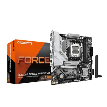 GIGABYTE B850M FORCE WIFI6E V2 主機板+AMD R7 7800X3D Tray盤 8核/16緒