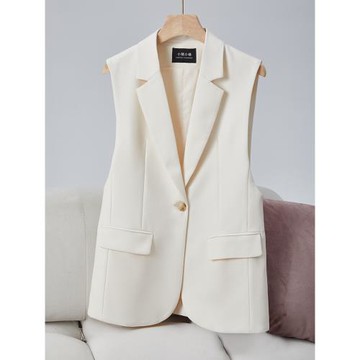 西裝馬甲女設計感小眾春秋潮英倫潮流時尚外搭無袖坎肩春馬夾背心