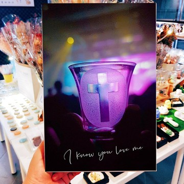 【恩典之約禮物店】聖餐杯 無框畫