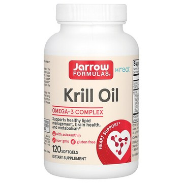 Jarrow Formulas, 磷蝦油，120 粒軟膠囊（每粒軟膠囊 600 毫克）