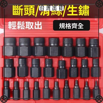 內六角破損螺絲螺母螺栓取出滑絲滑牙斷絲拆除工具螺帽取出器 可開發票✔Car Supplies 🚗臺灣出貨🚗