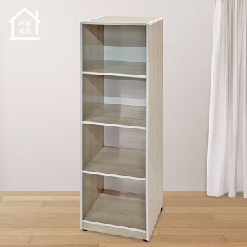 四層塑鋼置物櫃 四格塑鋼收納櫃 四層櫃 防水防潮塑鋼家具(寬41.5x深40x高145.5公分)【巧沐家具】