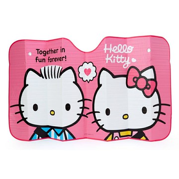 【震撼精品百貨】凱蒂貓 Hello Kitty 日本SANRIO三麗鷗 KITTY 隔熱板/車前遮陽板-情人#51621 震撼日式精品百貨