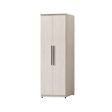 ASSARI-寶麗白雲橡2.5尺雙吊內抽衣櫃(寬76x深58x高197cm)2.5尺