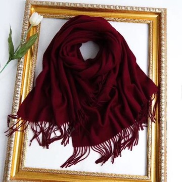 AIu阿爾巴斯山羊絨水波紋圍巾 客供重磅羊絨空調披肩外搭保暖毯女