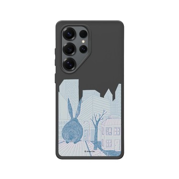 Galaxy S25 Ultra SolidSuit 黑 - 幾米 Jimmy Liao - 兔子系列-城市祕密