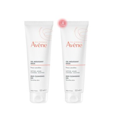 Avene雅漾 舒護活泉潔膚凝膠125ml(買1送1)