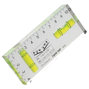 Ebisu DiAMOND Mini系列 水晶水平尺 ED-10CLS  1個