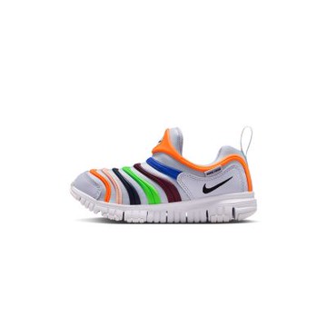 Nike Dynamo Free PS 中童 童鞋 灰彩色 方便穿脫 毛毛蟲鞋 運動 休閒鞋 343738-032