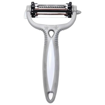 HIKARI 日光生活 三用翻轉削皮器 H504  1個  灰色