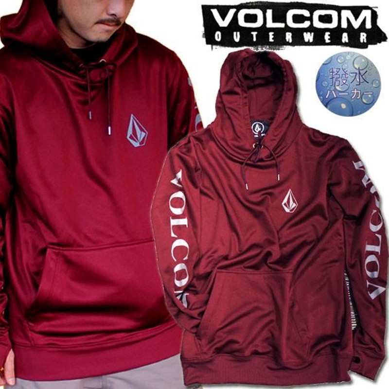 即出荷 19-20 VOLCOM / ボルコム LOGO REPELLENCY 撥水パーカー メンズ