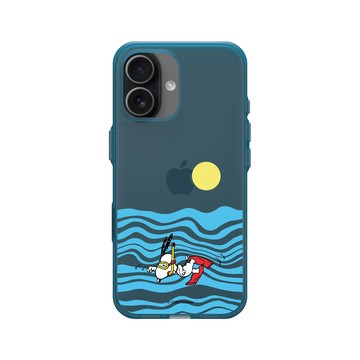 iPhone 17 Clear (相機按鈕) 夜幕藍 - 史努比 Snoopy - Dive Dog