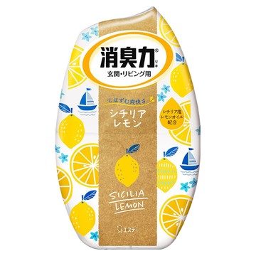 ST 雞仔牌 部屋消臭力 芳香消臭劑-西西里檸檬 400ml 玄關/客廳用  1瓶