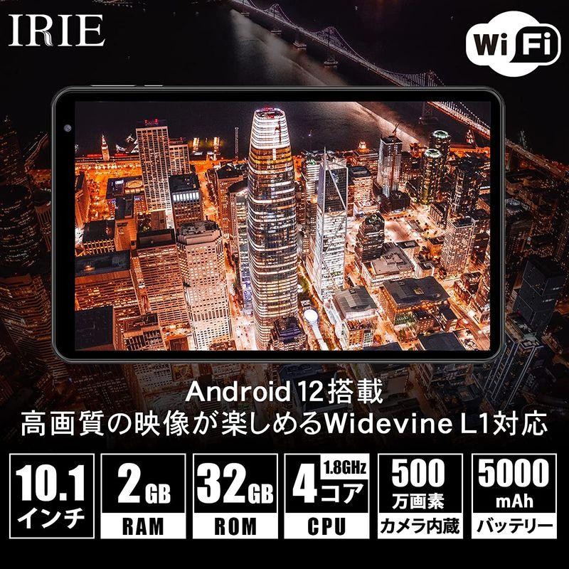 FFF タブレット 10インチ wi-fiモデル Android 12 2GB Widevine L1対応