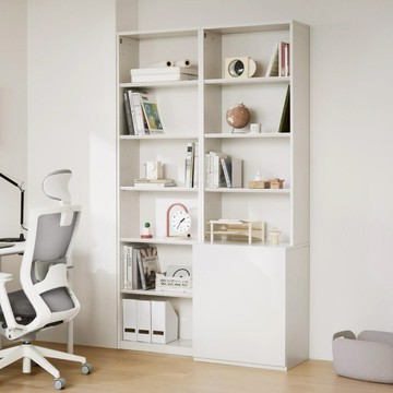 【iloom 怡倫家居】NEWT 600型書櫃 下方門板款 五層/六層 書架 兒童書架 置物書架 書櫃 收納櫃 置物櫃