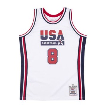 NBA M&N Authentic球員版復古球衣 92 Dream Team #8 Scottie Pippen -AJY4AC19091-USAWHIT92SPI