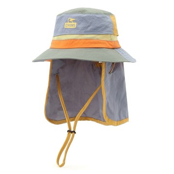 CHUMS Kids Sunshade Hat戶外帽 Blue Crazy CH251075C078