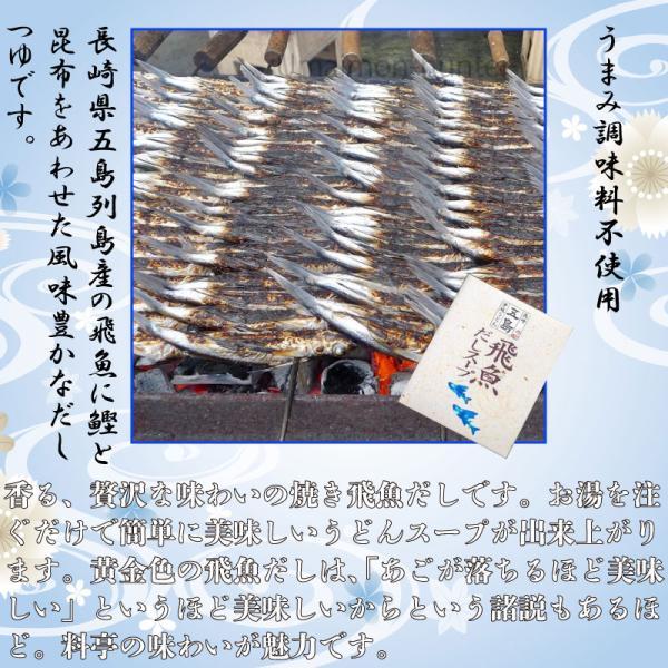 ギフト 五島手延うどんと飛魚だしスープ詰合せ 五島手延うどん 200g×3袋 飛魚だしスープ 10g×5P×2