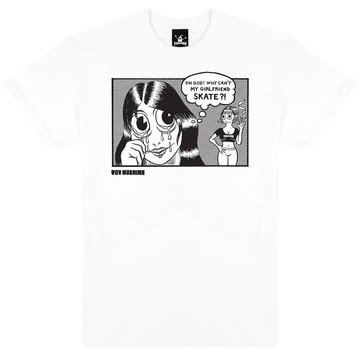 THRASHER x TOY MACHINE 美線 311621-WHT GIRLFRIEND TEE 短T (白色)