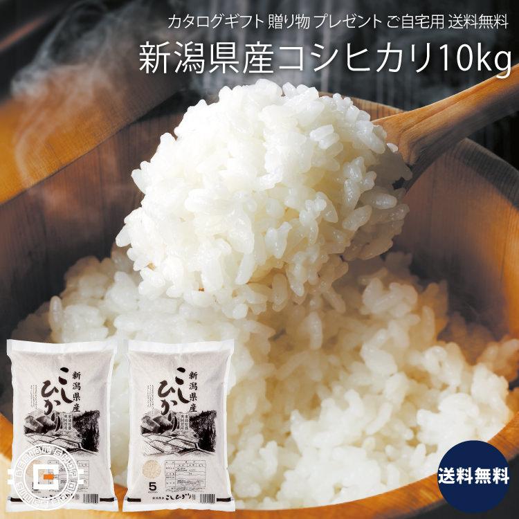 新潟県奥阿賀産 コシヒカリ 10kg 5kgx2個 米 食品 上等品 高級品 プレゼント 贈り物 ギフト 贈答用 カタログギフト 送料無料