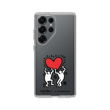 Galaxy S25 Ultra Clear 透明 - Keith Haring - 愛心