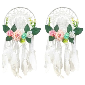 NASKAPI 捕夢網LED裝飾燈 花卉款  12 x 48cm