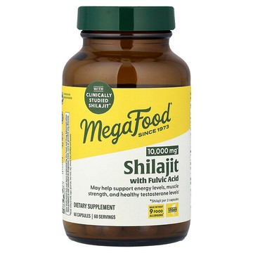 MegaFood, Shilajit With Fulvic Acid, 60 Capsules