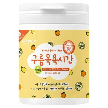 MISSPLUS 綿綿雲朵泡泡兒童入浴劑  含10%以上喜馬拉雅玫瑰鹽 清除自來水中殘留氯  500g  1罐
