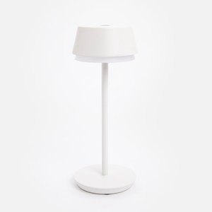 伊登充電式金屬桌燈 白