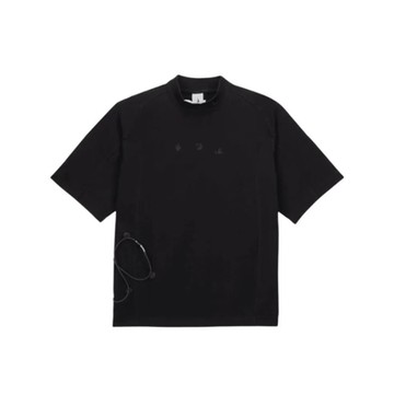 Nike x Off-White 高領短袖 黑色/綠色 上衣 短袖 聯名款 DV4454-010/DV4454-389