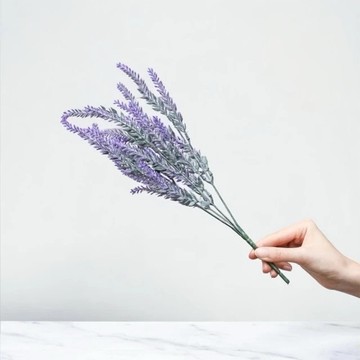 南法薰衣草花園莫內紫仿真花花材(1入組)