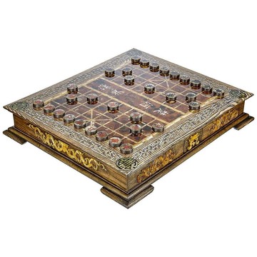 國際象棋琥珀象棋|手工木製琥珀中國象棋，象棋禮品 國際象棋