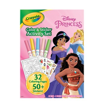 Crayola繪兒樂 - 迪士尼公主貼紙色筆著色套裝