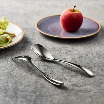 日本山崎金屬｜HOME FESTA系列 - 不鏽鋼叉匙組(2件式)
