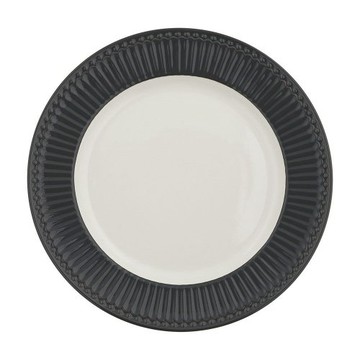 丹麥GreenGate Alice dark grey 餐盤26.5cm-深灰