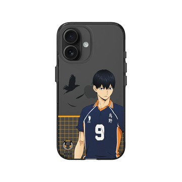 iPhone 16 Clear (相機按鈕) 酷墨灰 - 排球少年 Haikyu!! - 球場上的飛雄