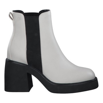 S.OLIVER WHITE CASUAL CLOSED BOOTIES 白色女款鞋子