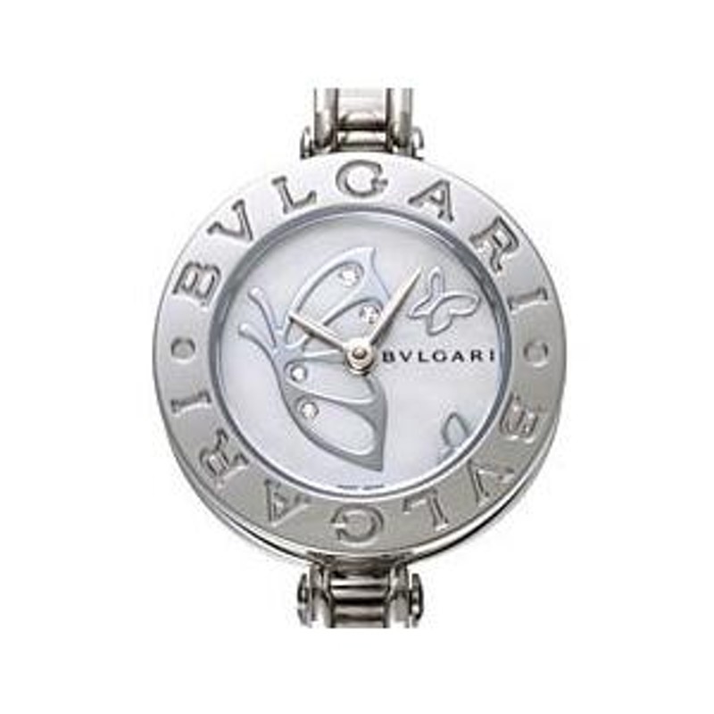 ブルガリ BVLGARI B-Zero1 バタフライ ホワイトシェル BZ22SS SS クオーツ レディース 腕時計