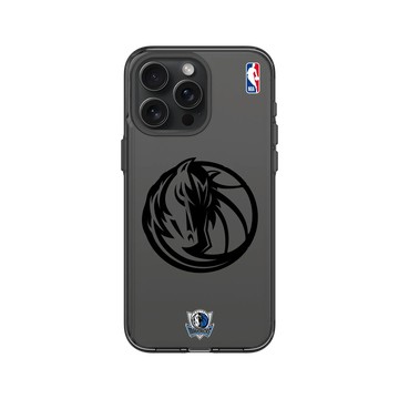 iPhone 15 Pro Max Clear 酷墨灰 - NBA - B&W-達拉斯獨行俠 Dallas Mavericks B&W