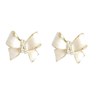 SOLARFRI 無耳洞耳夾式耳環 CZ鑽飾鍍14K金  金色