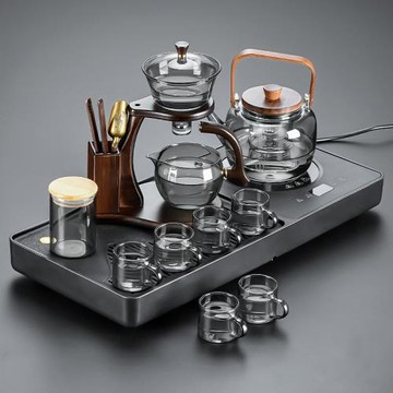茶具套裝家用一整套高檔客廳自動茶盤茶臺電陶爐燒水壺煮茶壺一體