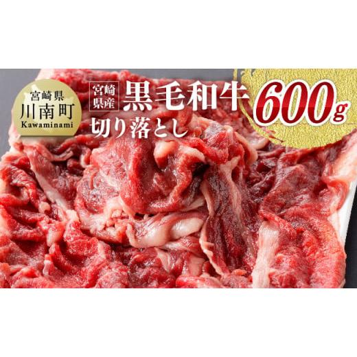 ふるさと納税 宮崎県 川南町 宮崎県産黒毛和牛 切り落とし 600g 肉 牛 牛肉